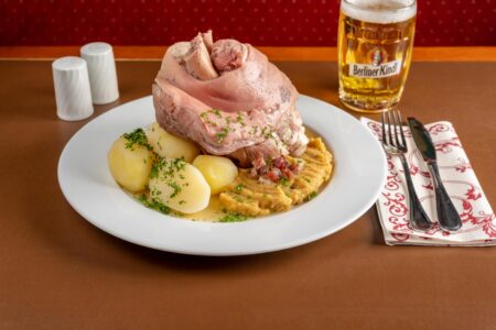 Gasthaus Julchen Hoppe - Foto deutsche Küche Eisbein
