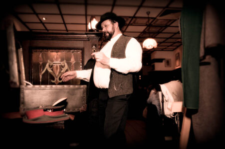 zilledarsteller in der Zille-Stube