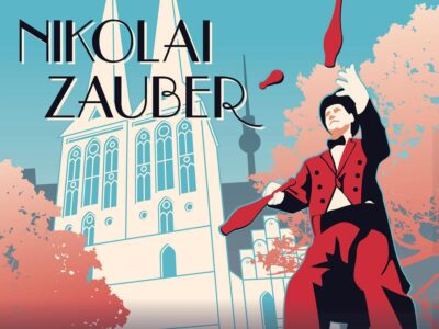 Foto: NikolaiZauber Plakatmotiv Jongleur vor der Nikolaikirche