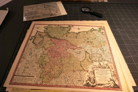 antiquariat alte landkarte von deutschland