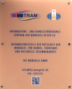 mongolian green labels infotafel