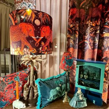 fröhlich wohnen lampenschirm mit elefanten