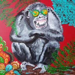 kunst gemälde affe bei Raumausstatter fröhlich wohnen in Berlin-Mitte