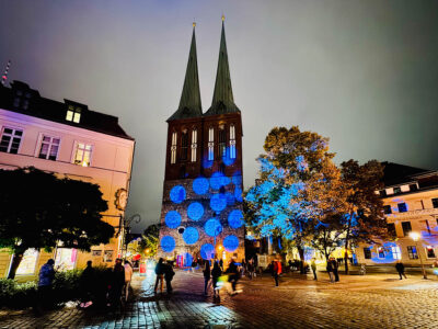 Festival of Lights im Nikolaiviertel Nikolaikirchplatz