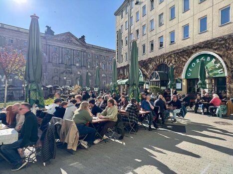 Biergarten Brauhaus Georgbraeu Berlin Mitte